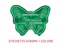 Etichette adesive per erboristerie, cosmetica, cosmesi (mm 45X34)  (cod.9M )